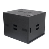 8U Rack Case 14" Deep Vertical Amp Rack Polyurea Coated BLAQ Series