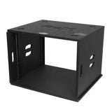 8U Rack Case 14" Deep Vertical Amp Rack Polyurea Coated BLAQ Series