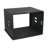 8U Rack Case 14" Deep Vertical Amp Rack Polyurea Coated BLAQ Series