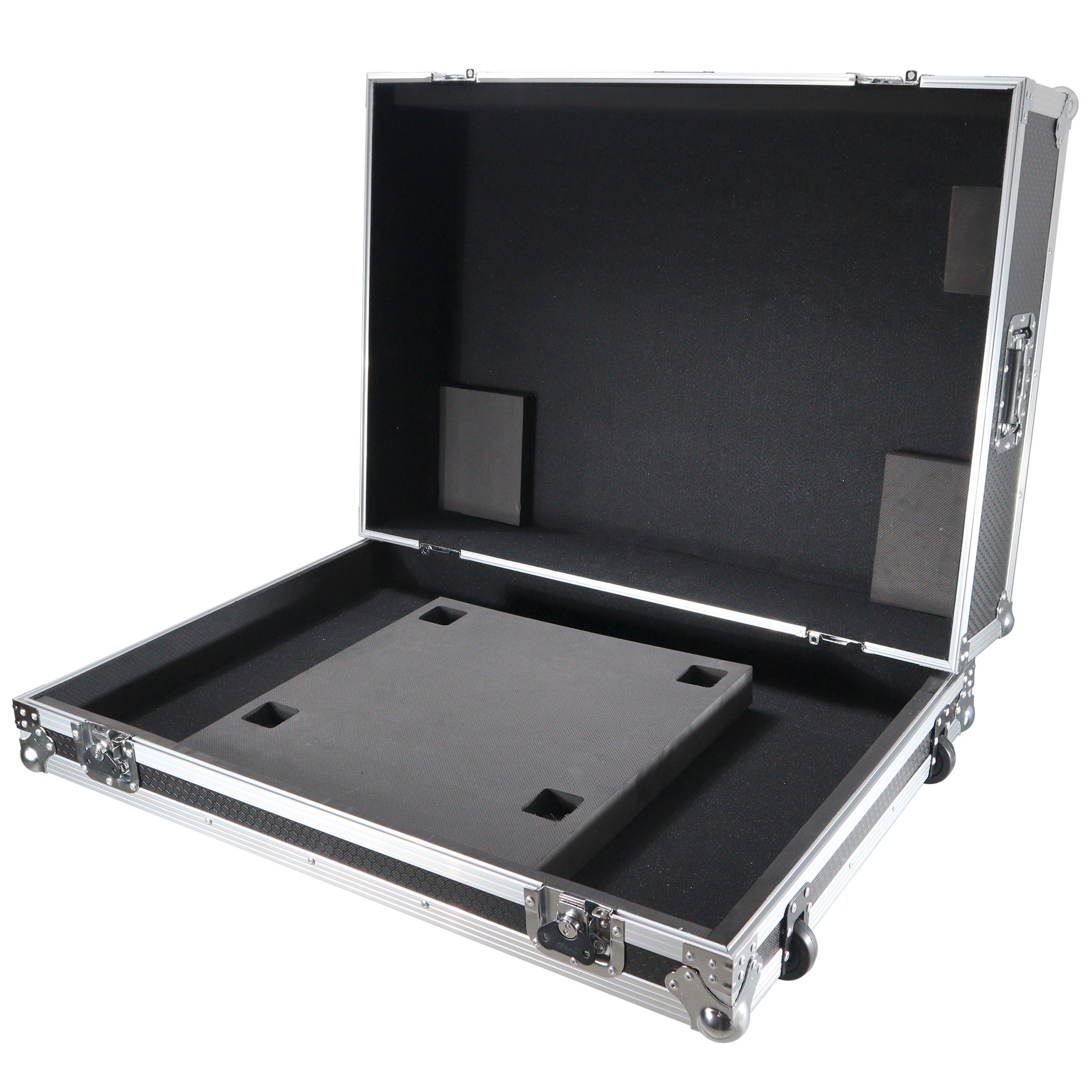 Fits Behringer Wing Digital Mixer Console Flight Case w Low Profile Wheels