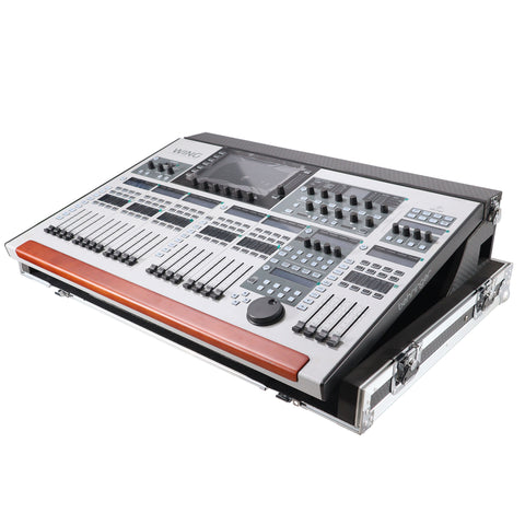 ATA Digital Audio Mixer Flight Case for Behringer WING Console with Doghouse compartment and Caster wheels