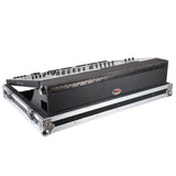 ATA Digital Audio Mixer Flight Case for Behringer WING Console with Doghouse compartment and Caster wheels