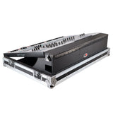 ATA Digital Audio Mixer Flight Case for Behringer WING Console with Doghouse compartment and Caster wheels