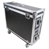ATA Digital Audio Mixer Flight Case for Behringer WING Console with Doghouse compartment and Caster wheels