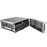 ATA Digital Audio Mixer Flight Case for Behringer X32 Compact Console with Doghouse compartment and Caster wheels