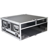 ATA Digital Audio Mixer Flight Case for Behringer X32 Compact Console with Doghouse compartment and Caster wheels