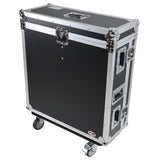 ATA Digital Audio Mixer Flight Case for Behringer X32 Compact Console with Doghouse compartment and Caster wheels