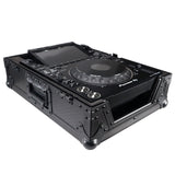 Flight Case for Pioneer CDJ-3000 DJS-1000 Denon SC6000 PRIME Large Format CD-Media Player Black on Black
