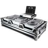 Flight Case DJ Coffin for Pioneer Mixer DJM-900NXS2 and 2 CDJ-3000 W-Wheels and Laptop Shelf