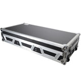 Flight Case DJ Coffin for Pioneer Mixer DJM-900NXS2 and 2 CDJ-3000 W-Wheels and Laptop Shelf