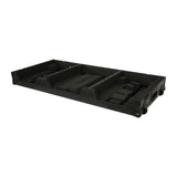 Fits 2x Pioneer CDJ 3000X Case / Pioneer DJM V10 / A9 Mixer All Black and Low profile Wheels