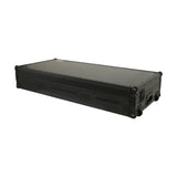 Fits 2x Pioneer CDJ 3000X Case / Pioneer DJM V10 / A9 Mixer All Black and Low profile Wheels