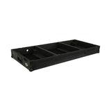 Fits 2x Pioneer CDJ 3000X Case / Pioneer DJM V10 / A9 Mixer All Black and Low profile Wheels