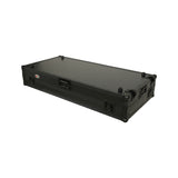 Fits 2x Pioneer CDJ 3000X Case / Pioneer DJM V10 / A9 Mixer w/ Laptop Shelf, All Black and Low profile Wheels