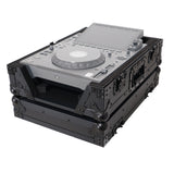 Black ATA Flight Case for AlphaTheta CDJ-3000X Pioneer CDJ-3000 DJ Media Player with Heavy-Duty Protection