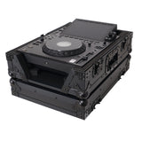 Black ATA Flight Case for AlphaTheta CDJ-3000X Pioneer CDJ-3000 DJ Media Player with Heavy-Duty Protection