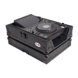 Black ATA Flight Case for AlphaTheta CDJ-3000X Pioneer CDJ-3000 DJ Media Player with Heavy-Duty Protection