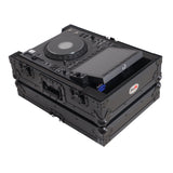 Black ATA Flight Case for AlphaTheta CDJ-3000X Pioneer CDJ-3000 DJ Media Player with Heavy-Duty Protection