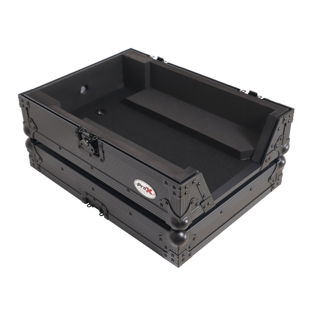 Black ATA Flight Case for AlphaTheta CDJ-3000X Pioneer CDJ-3000 DJ Media Player with Heavy-Duty Protection