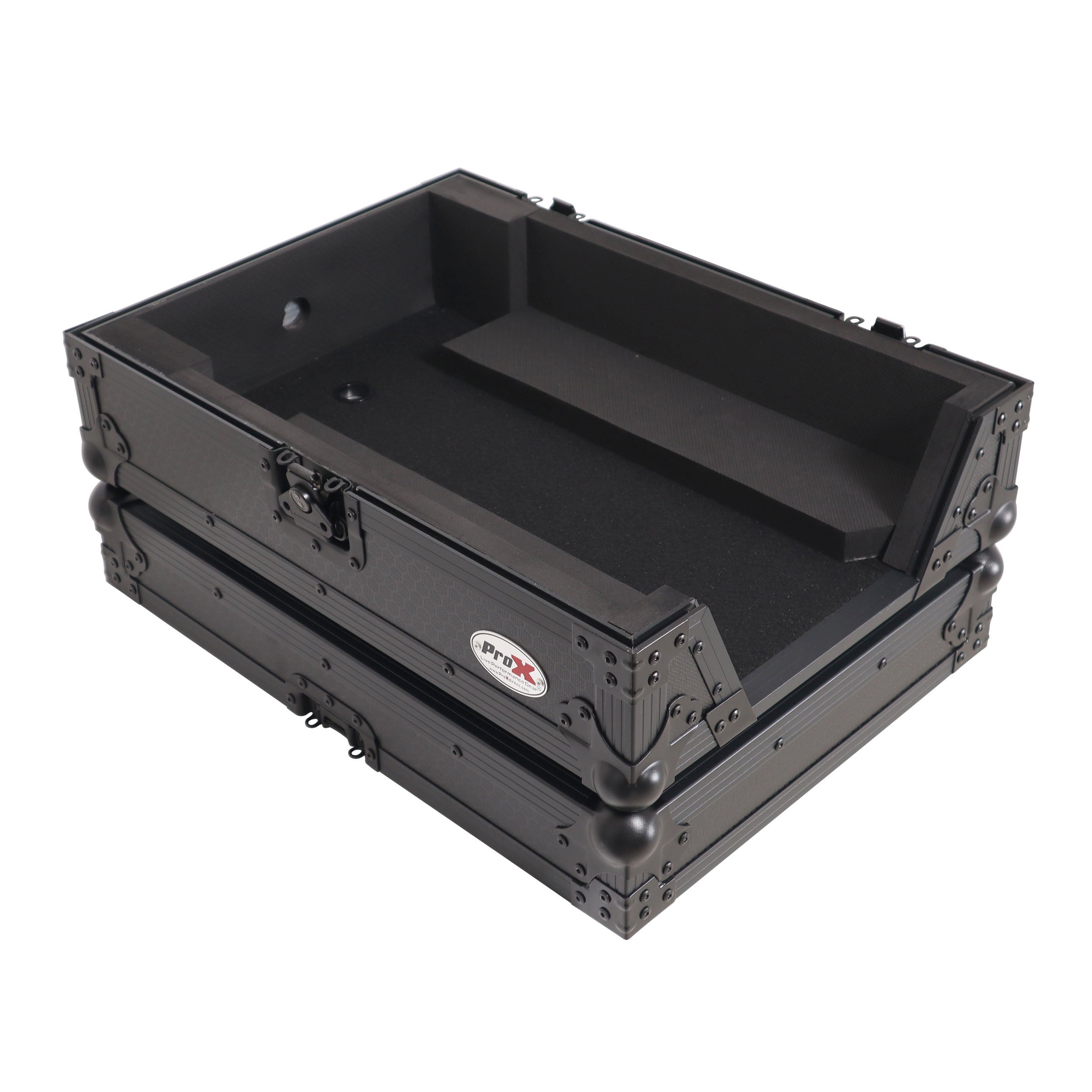Black ATA Flight Case for AlphaTheta CDJ-3000X Pioneer CDJ-3000 DJ Media Player with Heavy-Duty Protection