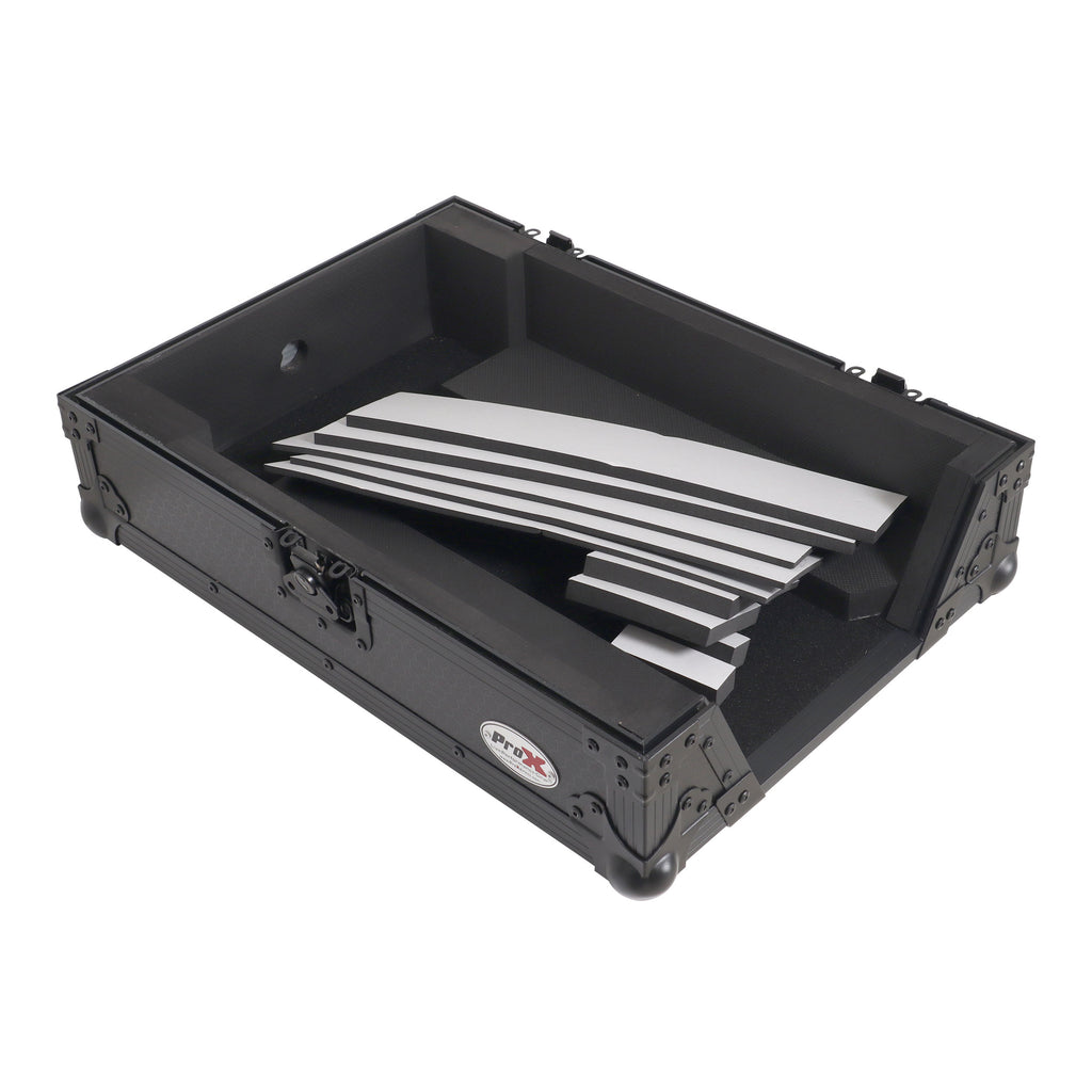 Black ATA Flight Case for AlphaTheta CDJ-3000X Pioneer CDJ-3000 DJ Media Player with Heavy-Duty Protection