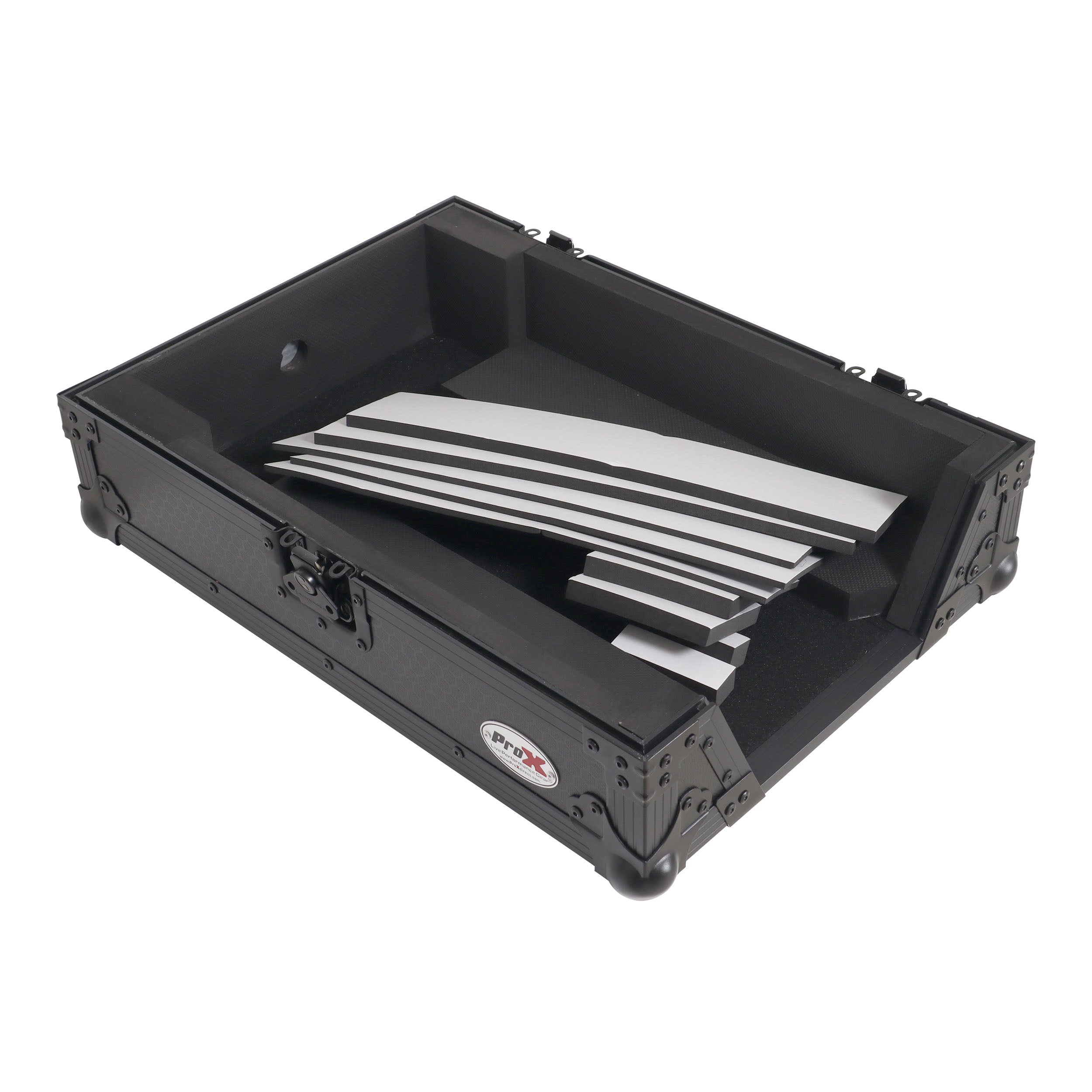 Black ATA Flight Case for AlphaTheta CDJ-3000X Pioneer CDJ-3000 DJ Media Player with Heavy-Duty Protection