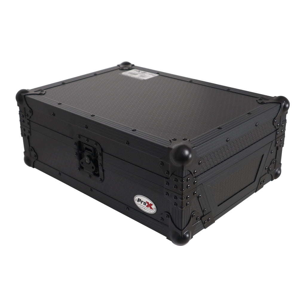 Black ATA Flight Case for AlphaTheta CDJ-3000X Pioneer CDJ-3000 DJ Media Player with Heavy-Duty Protection