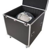 24" Mirror Ball Flight Road Case with wheels and Stay open hinge door