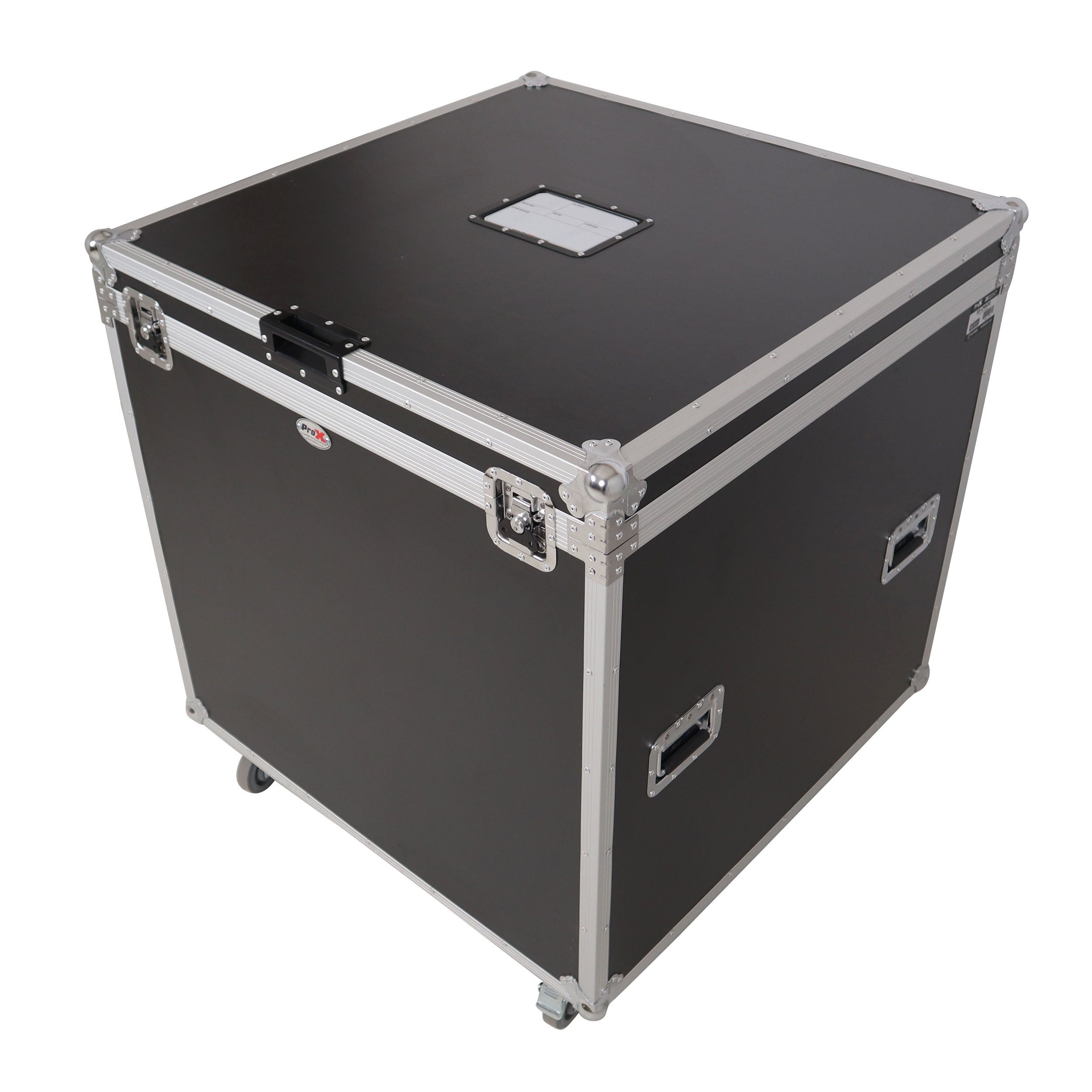 24" Mirror Ball Flight Road Case with wheels and Stay open hinge door