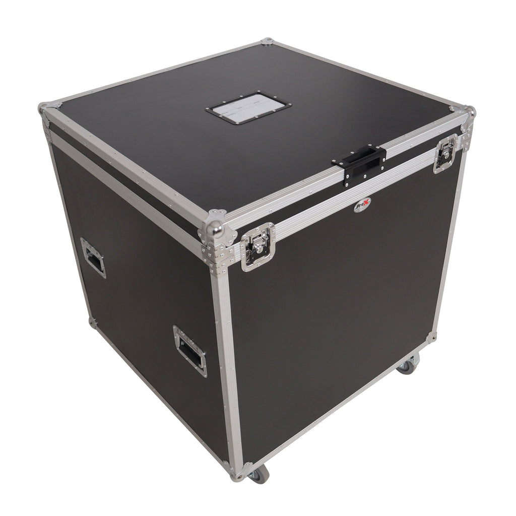 30" Mirror Ball Flight Road Case with wheels and Stay open hinge door