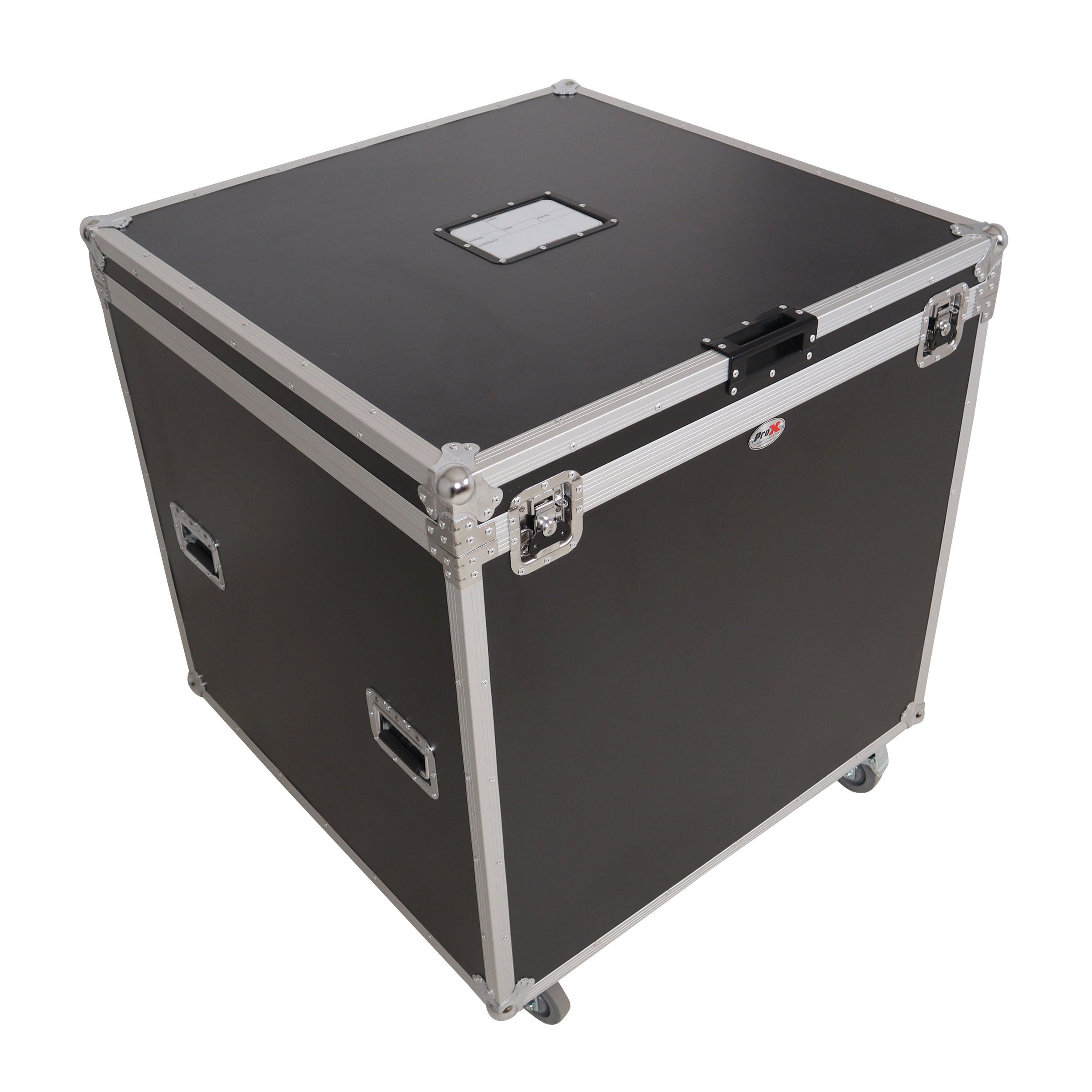 24" Mirror Ball Flight Road Case with wheels and Stay open hinge door