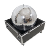 36" Mirror Ball Flight Road Case with wheels and two removable top cover