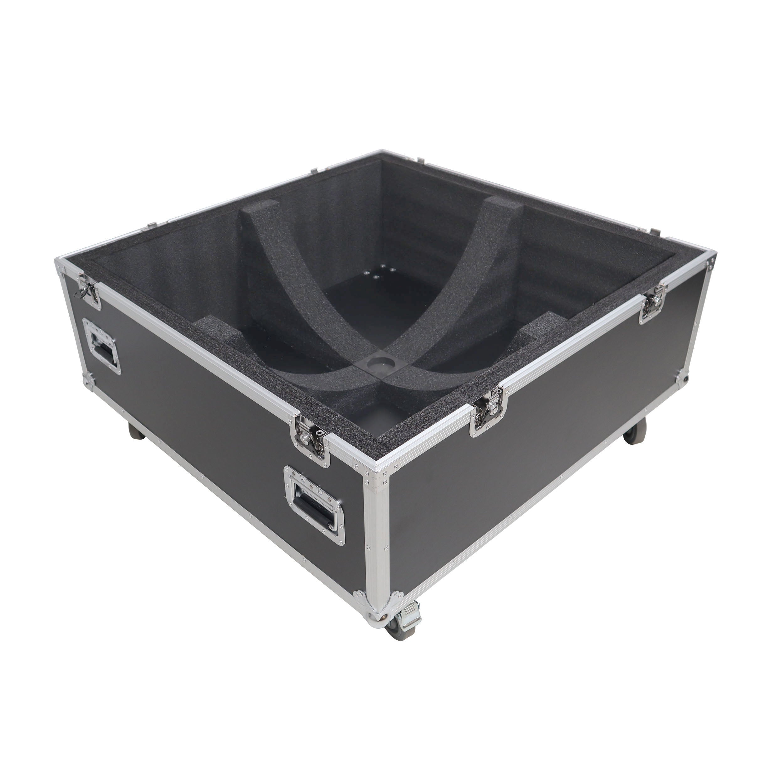 36" Mirror Ball Flight Road Case with wheels and two removable top cover