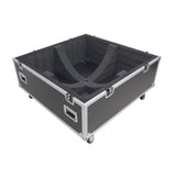 36" Mirror Ball Flight Road Case with wheels and two removable top cover