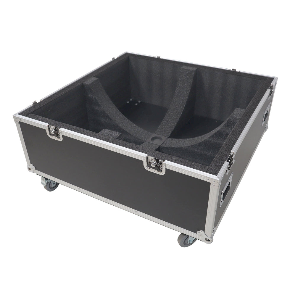 40" Mirror Ball Flight Road Case with wheels and two removable top cover