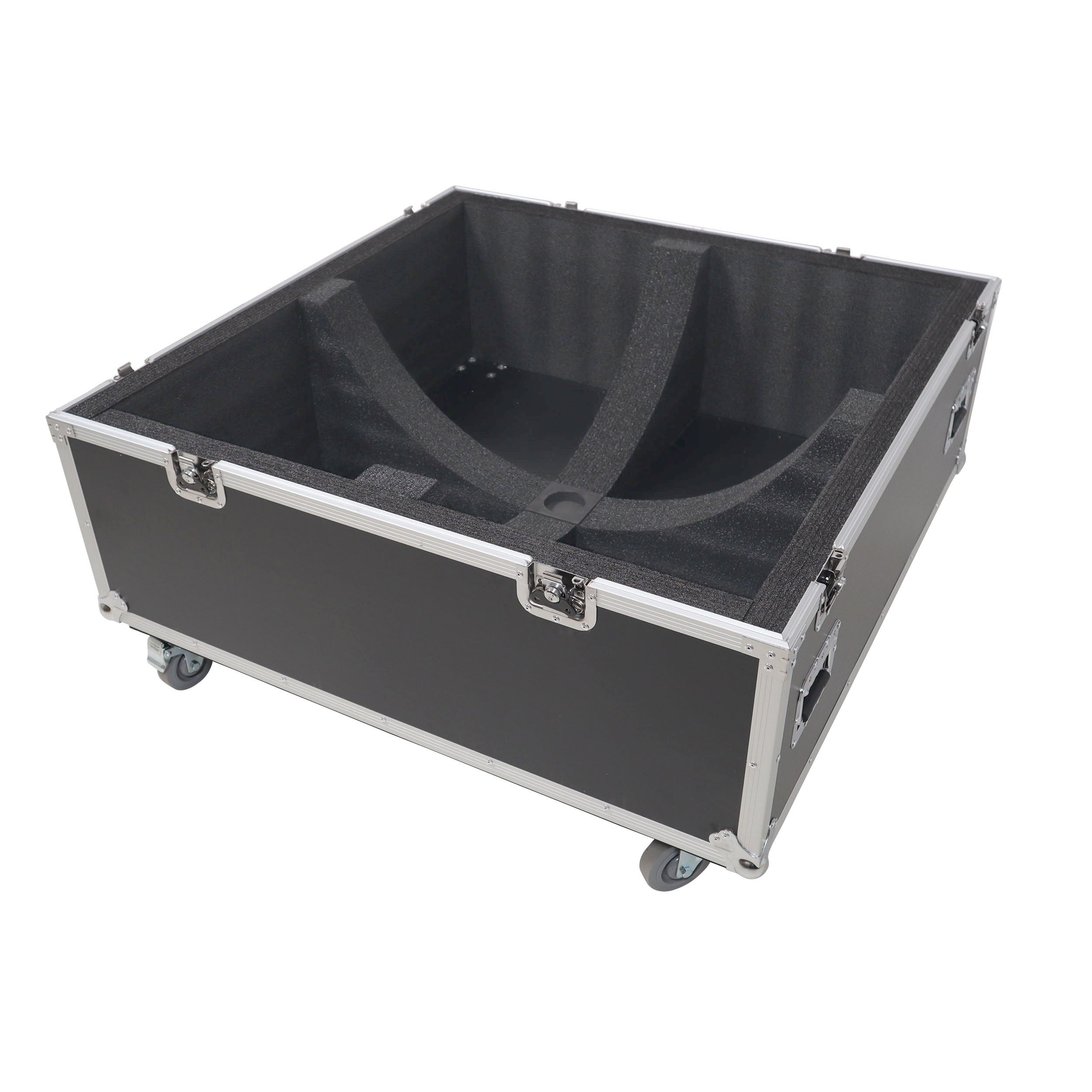 40" Mirror Ball Flight Road Case with wheels and two removable top cover
