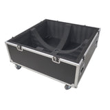 36" Mirror Ball Flight Road Case with wheels and two removable top cover