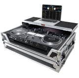 ATA Style Flight Case for Pioneer DDJ-REV7 DJ Controller with Laptop Shelf Wheels and 1U Rackspace