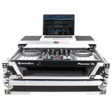 Flight Case For Pioneer DDJ-800 Digital Controller W-Sliding Laptop Shelf and Wheels & 1U Rackspace