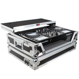 Flight Case For Pioneer DDJ-800 Digital Controller W-Sliding Laptop Shelf and Wheels & 1U Rackspace
