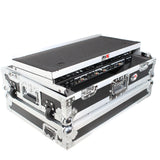 Flight Case For Pioneer DDJ-800 Digital Controller W-Sliding Laptop Shelf and Wheels & 1U Rackspace