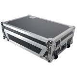 Flight Style Road Case For Pioneer DDJ-FLX10 or DDJ-GRV6 DJ Controller with 1U Rack Space Wheels
