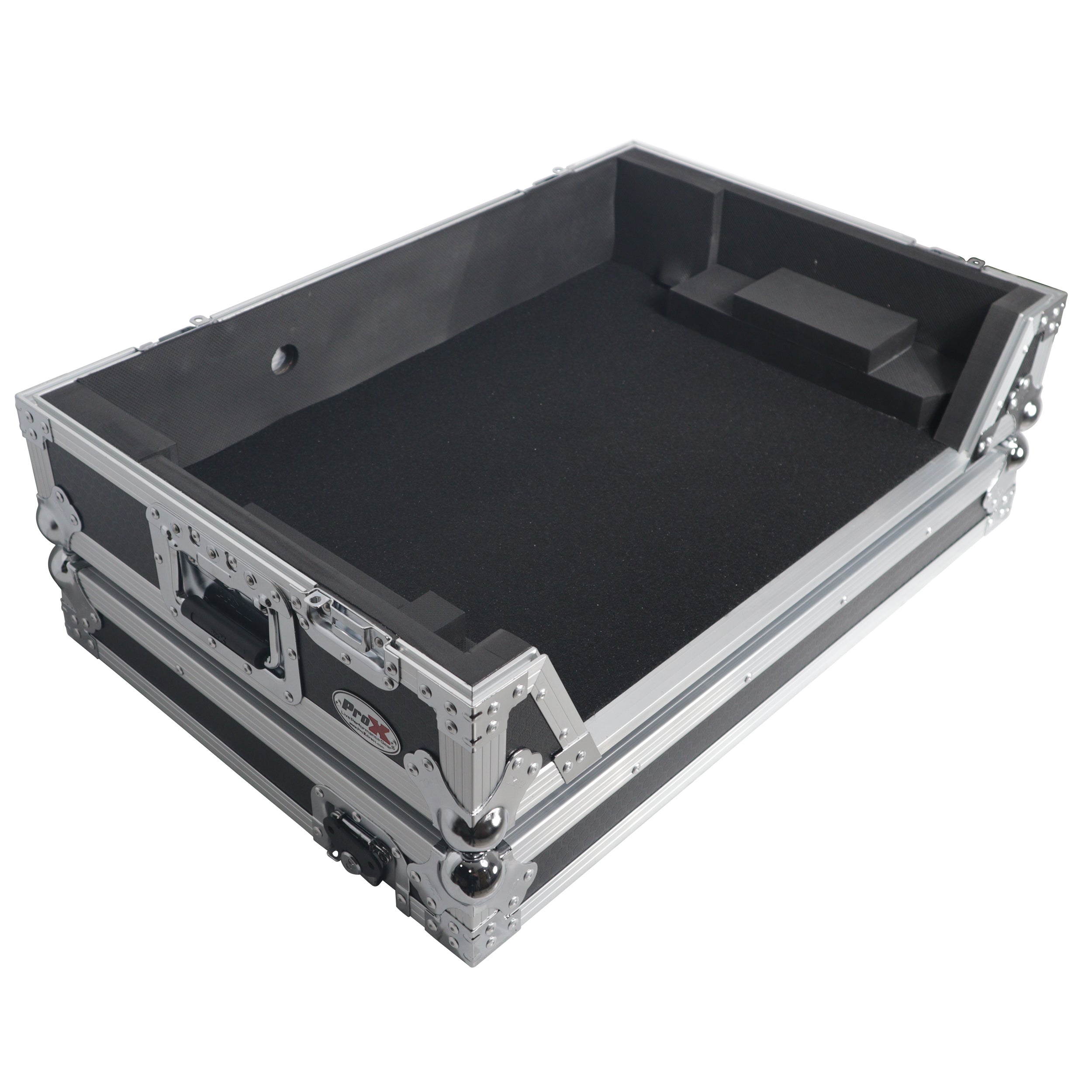 Flight Style Road Case For Pioneer DDJ-FLX10 or DDJ-GRV6 DJ Controller with 1U Rack Space Wheels