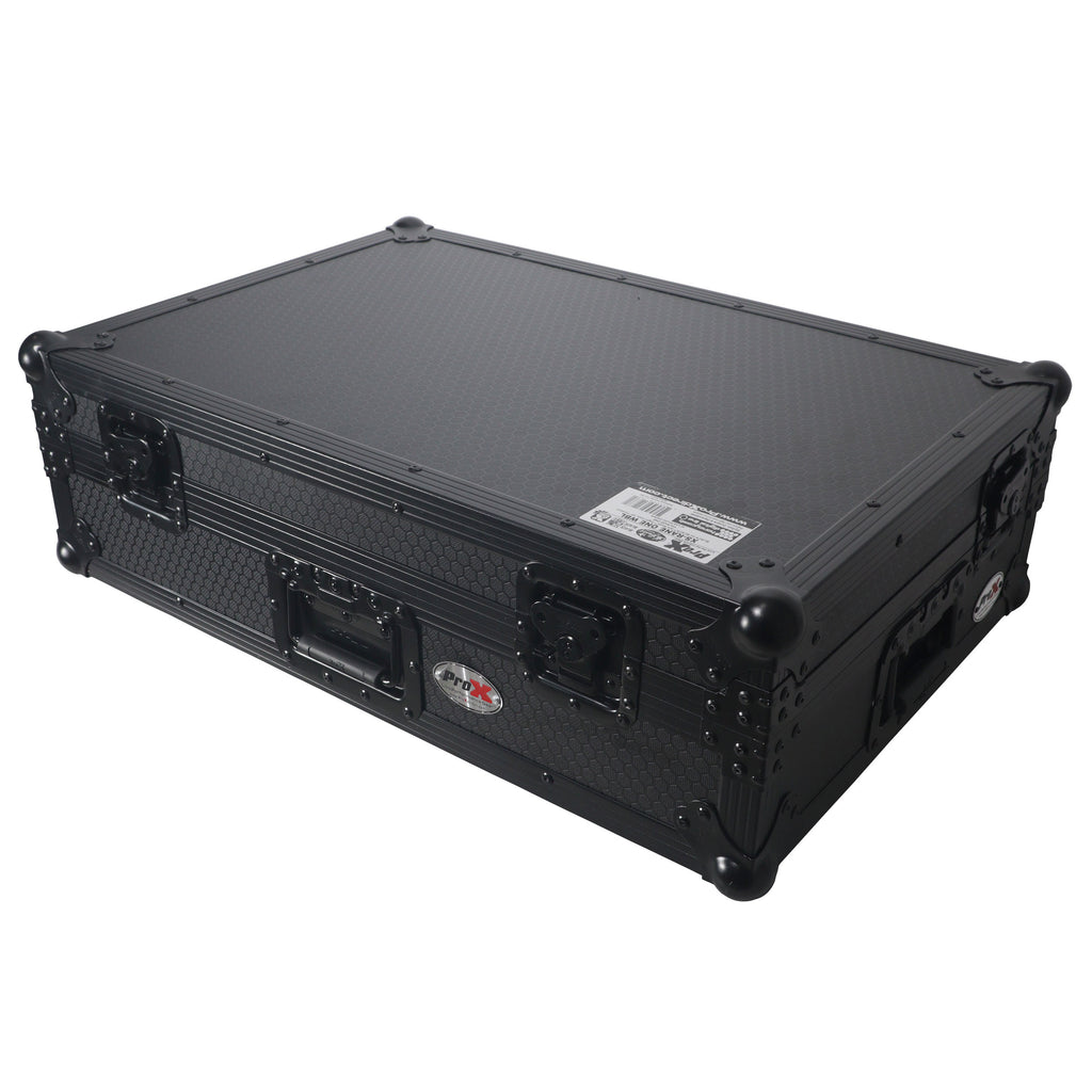 Flight Style Road Case For Pioneer DDJ-FLX10 or DDJ-GRV6 DJ Controller with 1U Rack Space Wheels
