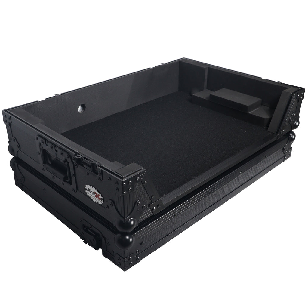 Flight Style Road Case For Pioneer DDJ-FLX10 or DDJ-GRV6 DJ Controller with 1U Rack Space Wheels