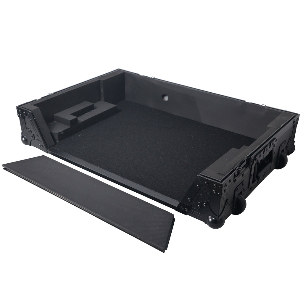 Flight Style Road Case For Pioneer DDJ-FLX10 or DDJ-GRV6 DJ Controller with 1U Rack Space Wheels