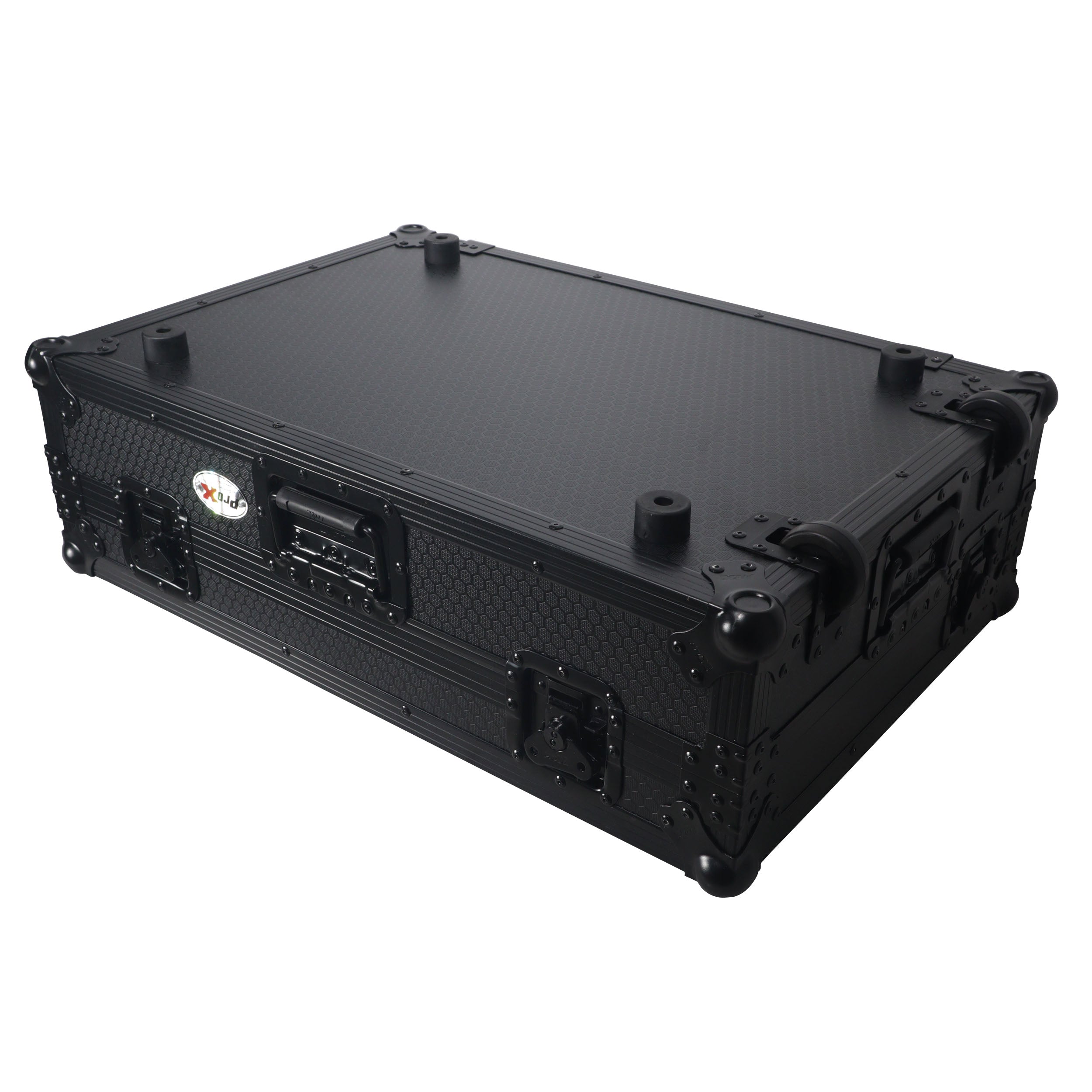 Flight Style Road Case For Pioneer DDJ-FLX10 or DDJ-GRV6 DJ Controller with 1U Rack Space Wheels