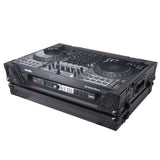 Flight Style Road Case For Pioneer DDJ-FLX10 or DDJ-GRV6 DJ Controller with 1U Rack Space Wheels