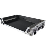 ATA Flight Case for Pioneer DDJ-FLX6 DJ Controller with 1U Rack Space and Wheels