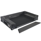 ATA Flight Style Road Case for Pioneer DDJ-FLX6 DJ Controller with 1U Rack Space and Wheels Black